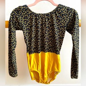 Custom Long Sleeve Floral Leotard